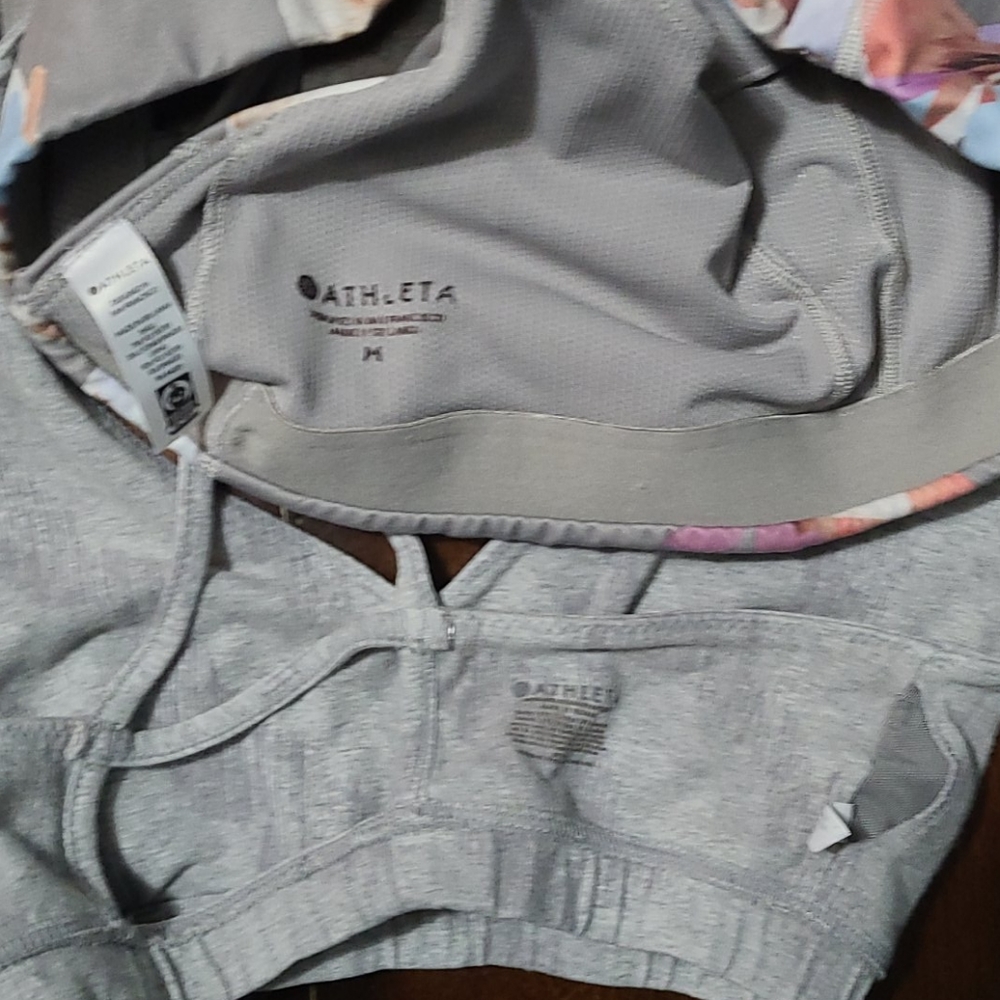 Lot of 2 Athleta sports bras
